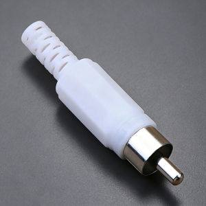1-10PCS /Set RCA AV Male Plug Female Socket Lotus Plug Connector with Plastic Shell Welding Adapter for Audio Video Speaker