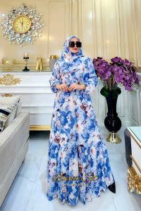 gamis one set gamis cerruty gamis+hijab amorebyruby edisi laena dress