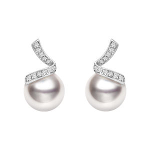 Helas | High-luster Akoya Sea Pearl Earrings 18K Gold