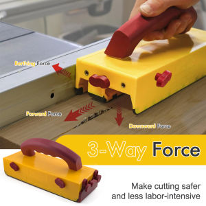 Push Block for Table Saws Router Tables Band Saws Jointers Table Saw Push Block Cuts Safe for Widgets Difficult Cut ThinRips Cut