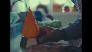 DECOR NHÀ NHỎ -  D011 Đèn trang trí để bàn mô phỏng ngọn lửa 3 cấp độ đèn trang trí đèn decor sáng tạo