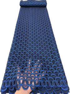 African Guipure Cord Lace Fabric 2026 High Quality 5 Yards Nigerian Water Soluble Lace Fabric For Women Wedding Party Dresses