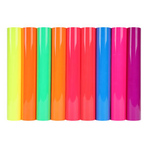 PU Fluorescence · HTV Vinyl guangyintong Heat Transfer Vinyl for T Shirt Iron On Vinyl For All Cutter Machine Permanent Vinyl