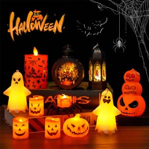 Bandai | Halloween Led Pumpkin Lantern Led Light Lamp Home Props Bar Halloween Decor Led Lantern Scene Layout Home Decoration