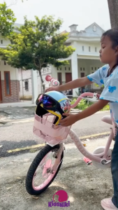 Helm Anak Bogo Retro Karakter Animasi/Army/Pororo dengan Kacamata - Warna-warni - SNI 2-7 Tahun