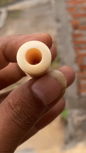 once pipa gg lokal panjang 7cm bahan lokal bening mulus