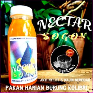 NECTAR SOGON pakan burung harian Kolibri sogok ontong SOGON konin sunbird burung pemakan madu sari bunga anti nyilet dan rajin berkicau