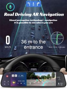 Dual Lens Ultra Clear Backup Camera Car Rearview Mirror