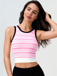 New Outdoor Breathable Sports Vest T-Shirt Yoga Clothes Womens Loose Quick Dry Lightweight Running Fitness Bra