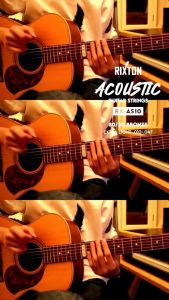 RIXTON Original Acoustic Guitar String AS10/11/12 RX-BC10 Guitar Strings Set of 6(RX-BC10) with Free Guitar Pick