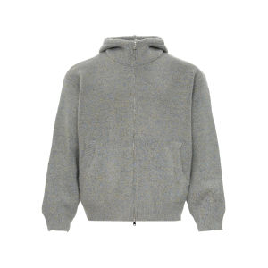 American Style Vintage Knitted Zipper Casual Loose Sweatshirt Hoodie for Men And Women MADWITCH Brand 2024 Winter Collection