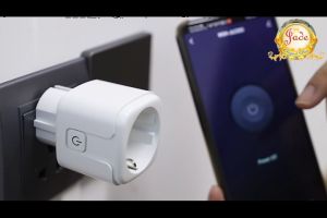 Steker colokan listrik otomatis / Smart Plug WiFi Socket EU 16A Switch on off plug Power Monitor Timing Function Tuya SmartLife APP Remote Control Works With Alexa Google Assistant for Home automation IOT Internet of Things