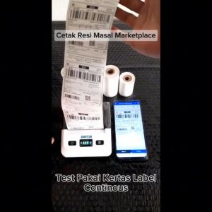 Portable Thermal Printer 80mm SMARTCOM BT-802 DUAL MODE (RECEIPT dan LABEL)