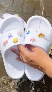 Limitless - Sandal Cewek Slip On Jelly Stiker 3D - Size 36-40