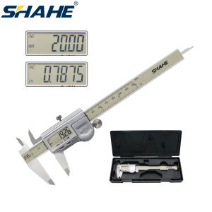 SHAHE IP67 Digital Micrometer Waterproof Caliper Large LCD Screen 0.01mm Resolution Digital Caliper Tools 0-150/200/300mm