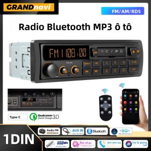 Đầu CD/Radio Xe Hơi Retro 1 DIN MP3 Tích Hợp EQ FM AM RDS DAB Bluetooth USB AUX Hỗ Trợ QC3.0 Dành Cho Xe VW Porsche Mercedes Benz BMW