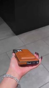 Luxury Card Holder Phone Case For Samsung A57 A56 A55 A17 A37 A15 A26 S22 5G S22 Ultra A36 A35 A16 S22 Plus Magnetic Cover Funda