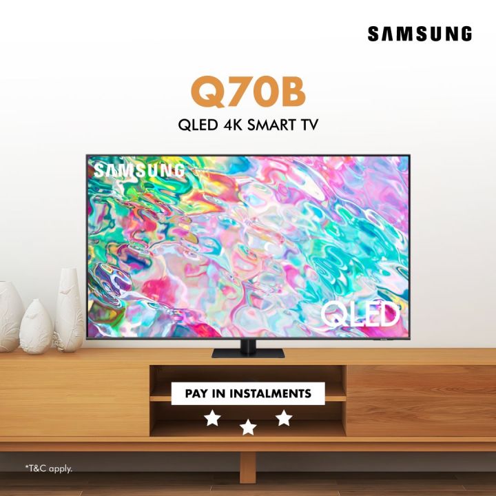 Samsung Q70B (2022) 4K QLED SMART TV Lazada Singapore