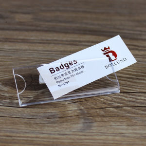 Name ID Badge Holder Case Pins/Magnets Acrylic Name Plate Badge Holder Card Name Tag