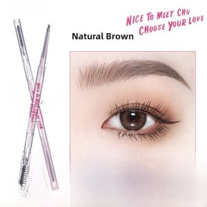Flortte Ultra Fine Dual-Head Brow Pen Waterproof Smudge-Proof Long-lasting Beginner-Friendly Eyebrow Coloring Mascara