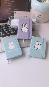 Miffy | Miffy Bunny A7 Mini Notebook Ins Style Portable Pocket Journal Hardcover Lined Notepad Girls Diary Office School Supplies Gift
