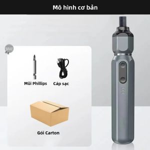 Tuốc Nơ Vít Điện Mini Không Dây Pin Lithium Sạc Lại Sử Dụng Tay/tự Động Dụng Cụ Khoan Nhỏ Tự Làm Tại Nhà Với Nguồn Điện DC