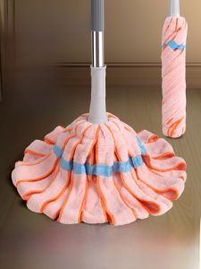 Hand-Free Washing New Style Mop Old Fashioned Floor Cleaning Tile Self-Winding Lazy Towel Cloth Mop for Household Use