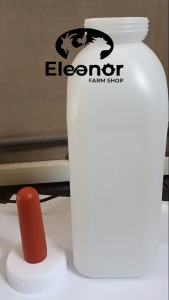 Botol Susu Sapi Anakan Pedet Botol Dot Gagang Tegak Dot Silikon Maroon 1L 2L 25L