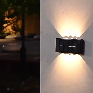 YOWXII LED Solar Wall Light Outdoor Waterproof Garden Decoration Wall Lamp For Street Balcony