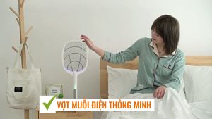 Vợt muỗi điện thông minh 3 trong 1 - bảo hành 1 năm