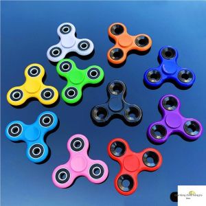 Jiaxun | Electroplated Three-Leaf Finger Spinner Electrolytic Metal