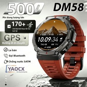 Đồng Hồ Thông Minh GPS 5ATM Có La Bàn Hơn 100 Chế Độ Thể Thao Chống Nước Chức Năng Gọi Bluetooth Màn Hình Theo Dõi Nhịp Tim Động Dành Cho Thể Thao Ngoài Trời