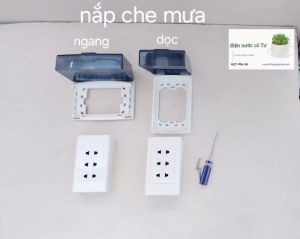 Nắp che mưa chống nước đế che mưa cho ổ cắm điện công tắc điện Sino Nắp Bảo Vệ Thiết Bị Điện Vanlock - Lazada