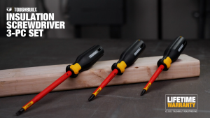 TOUGHBUILT 3pc. 1000V Insulated Screwdriver Set - TB-H5S3-N