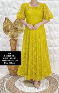 DIONS Dres SEMI BROKAT/Longres RENDA PREMIUM cantik import