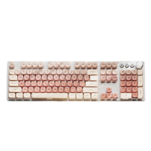 EWEADN | Bluetooth Office Use For Women High Aesthetic Value Mechanical Keyboard and Mouse Set