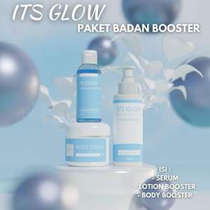 ITS GLOW- (Paket Bodycare) | Paket Badan Booster | Variasi lengkap Body Cream Booster BPOM