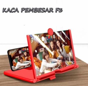 BIOSKOP MINI KACA PEMBESAR LAYAR HANDPHONE F3 3DIMENSI
