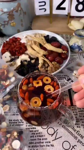 Premium Black Mulberry & Red Date Instant Tea - Halal Certified Sugar-Free 10g*20bag