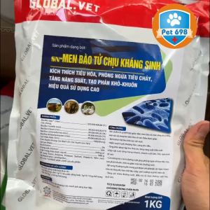 Men bào tử chịu K sinh 1kg Kích thích tiêu hóa Phòng ngừa tiêu chảy Tăng năng suất Tạo phân khô khuôn