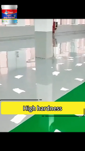 High Gloss Epoxy Floor Paint Cement 1Gallon 3 IN 1 High Hardness Wear-Resistant Epoxy Flooring Paint Rubberized Directly Apply On The Concrete Floor Indoor Outdoor Warehouse Garage