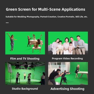 AMBITFUL | Green Screen Chroma Key Background Cloth Absorbent Extendable Background Stand