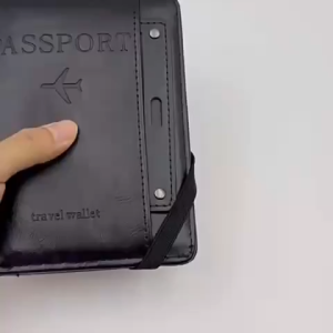 1PC Passport Cover Holder Lightweight PU Travel Compatible Card Holder