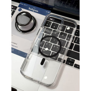 DAIMANG | เคสแข็งกันตกใสป้องกันเหลืองสำหรับ iPhone 16 Pro และ 16 Pro Max พร้อมชาร์จไร้สายด้วยแม่เหล็ก