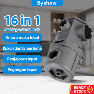 Byshow 16 in 1 Universal Faucet wrench spanar Repair Kit pipe wrench 22-40mm Aerator plumber Wrench Leak Proof Anti Slip Sink Tap Fix Solution Tools