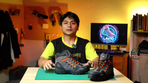 Lavio Sepatu Outdoor Hiking Gunung Trekking Touring Keys Oren Original Mood Boost