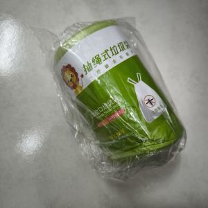 ReadyStockinMalaysia# 艾草驱蚊抽绳式垃圾袋 100pcs Rubbish Bag with string Garbage Bag Mosquito repellent Wormwood Plastic Sampah