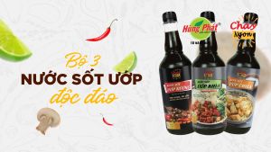 Nước Sốt Ướp Chiên Chay Ngon Chế Biến Món Ăn Thơm Ngon Tròn Vị Nhanh Chóng Chai 500ml - Thương Hiệu Hùng Phát