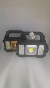 SG【SG stock】Solar Work Light Flashlight Spotlight Mobile Power Lamp Outdoor Waterproof Light SOS Warning Light Handheld Emergency Lamp Portable Camping Light Waterproof Light USB for Camping Outdoor Working Portable Camping Light