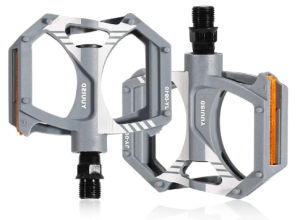 YUUISD Bàn Đạp Xe Đạp Phẳng Bằng Nylon Nhẹ Có Đế Kim Cương Vòng Bi Kép DU Dành Cho Xe Đạp Đường Trường MTB - Bàn Đạp Tự Khóa Bằng Hợp Kim Nhôm